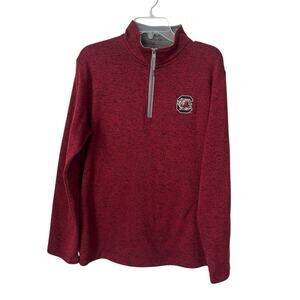 University of South Carolina Gamecocks 1/4 Zip Pullover Sweatshirt Mens Medium